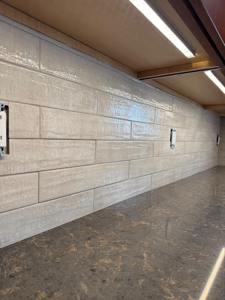 Kitchen backsplash 1