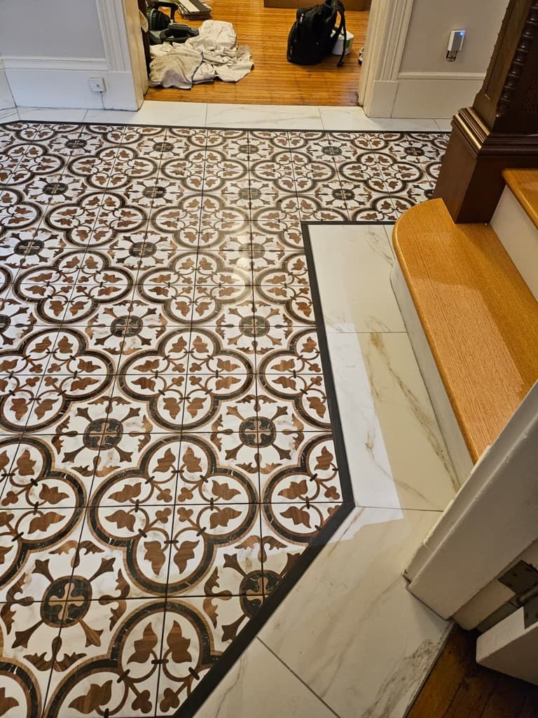 Pattern tile floor 1